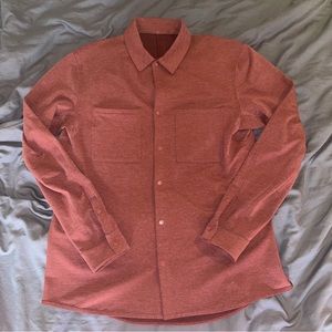 lululemon long sleeve button-up shirt. Size Large